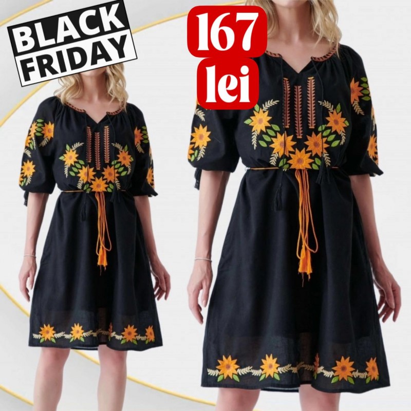 Rochie Traditionala Neagra